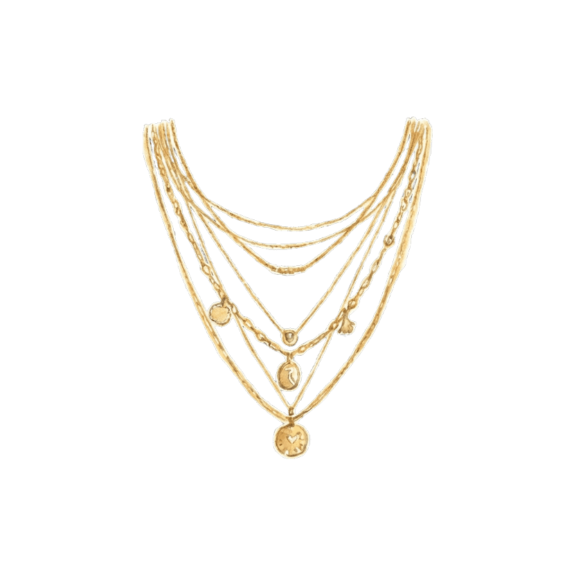 Layered Gold Necklaces