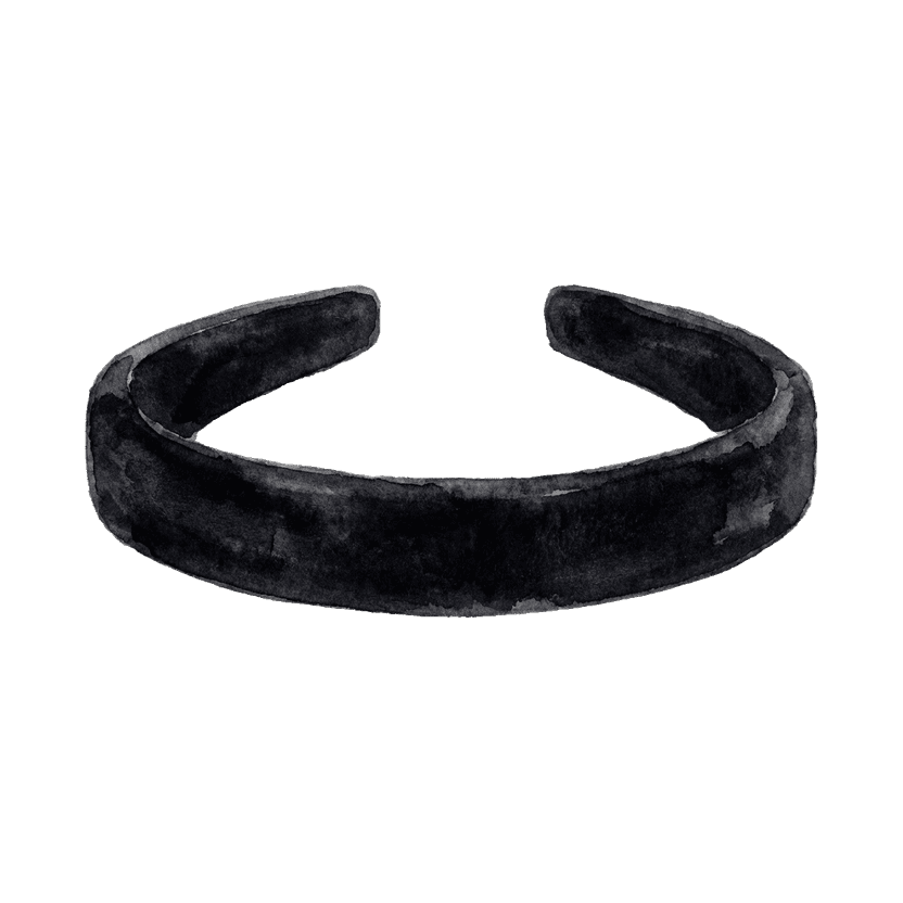 Black Velvet Headband