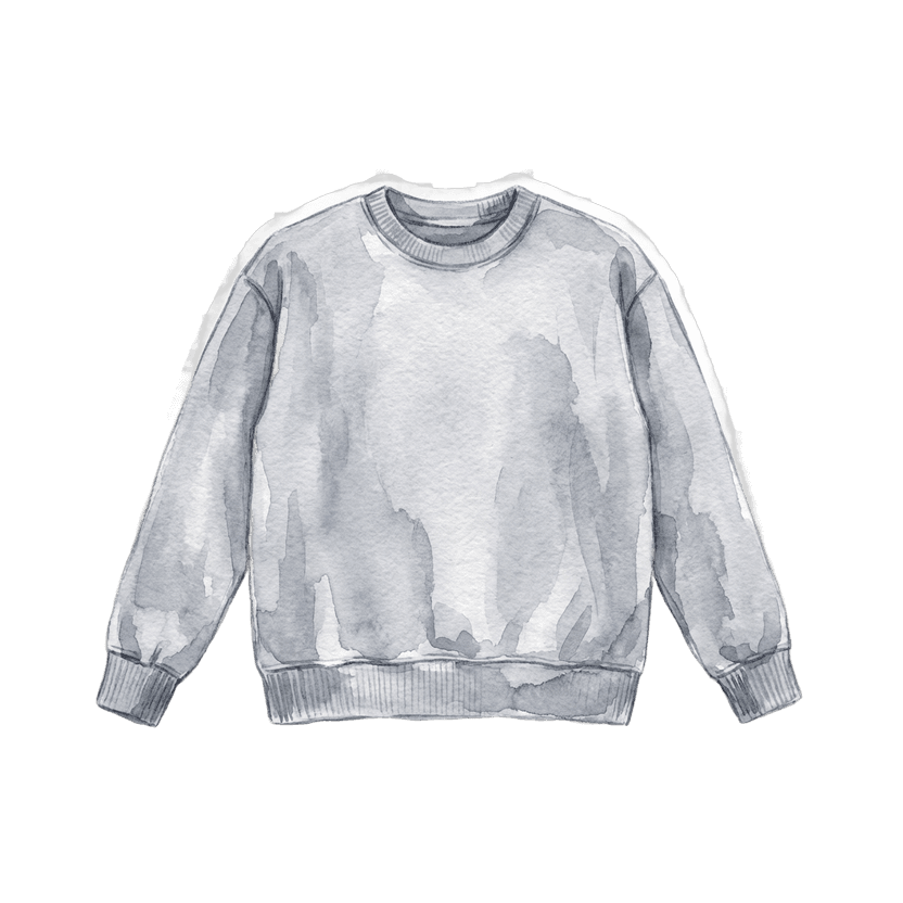 Heather Gray Crewneck Sweatshirt
