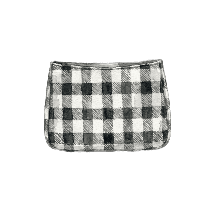 Checkered Mini Shoulder Bag