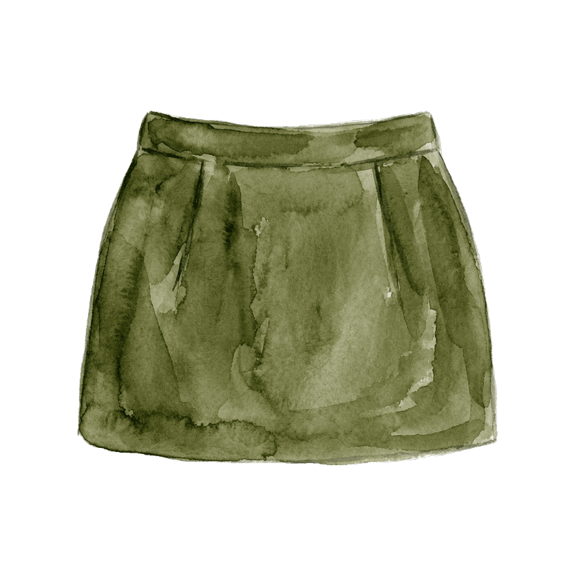 Olive Mini Skirt
