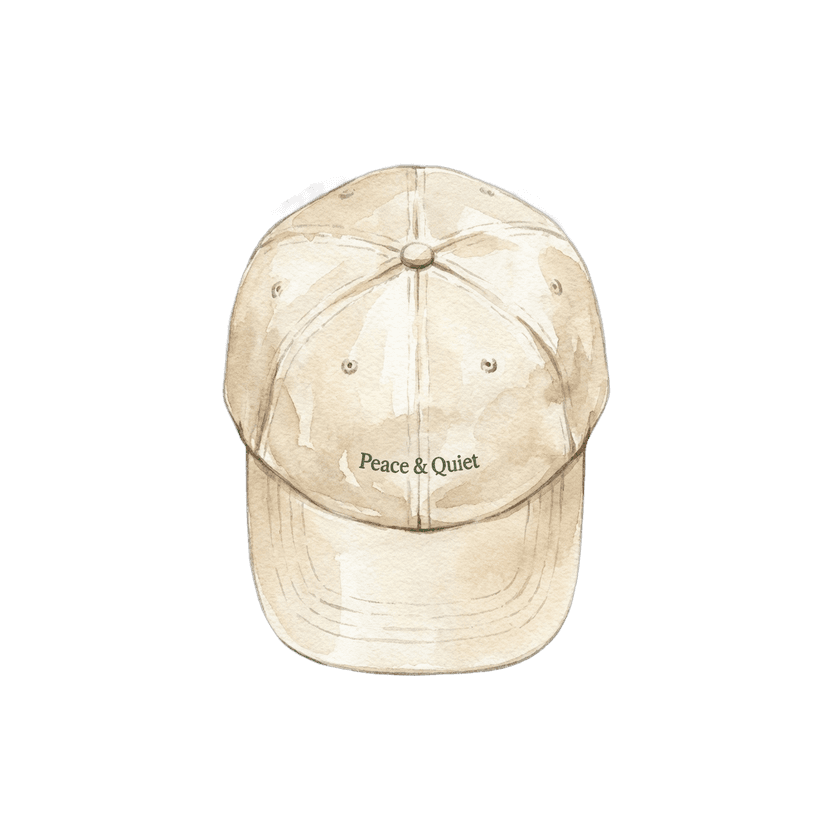 Beige Baseball Cap