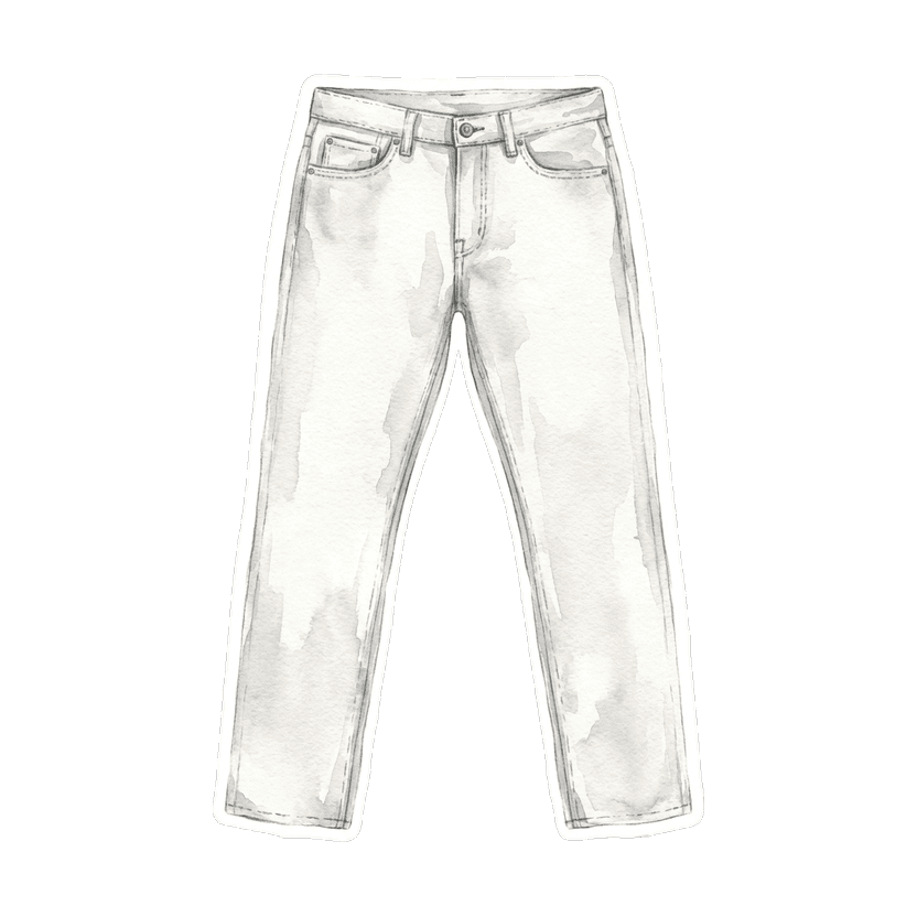 White Slim Jeans