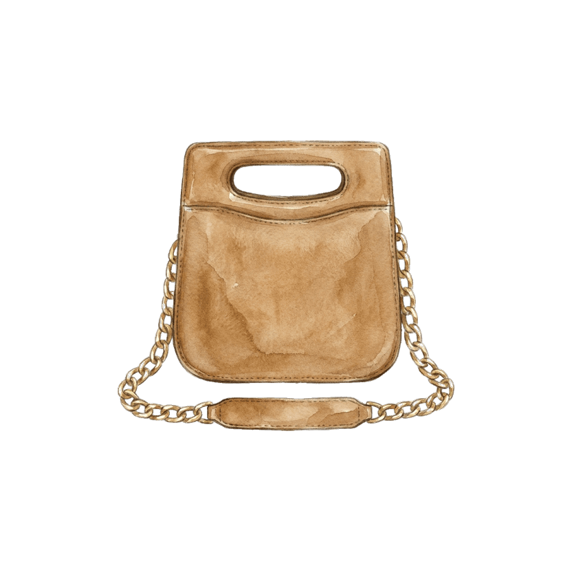 Camel Chain Shoulder Bag