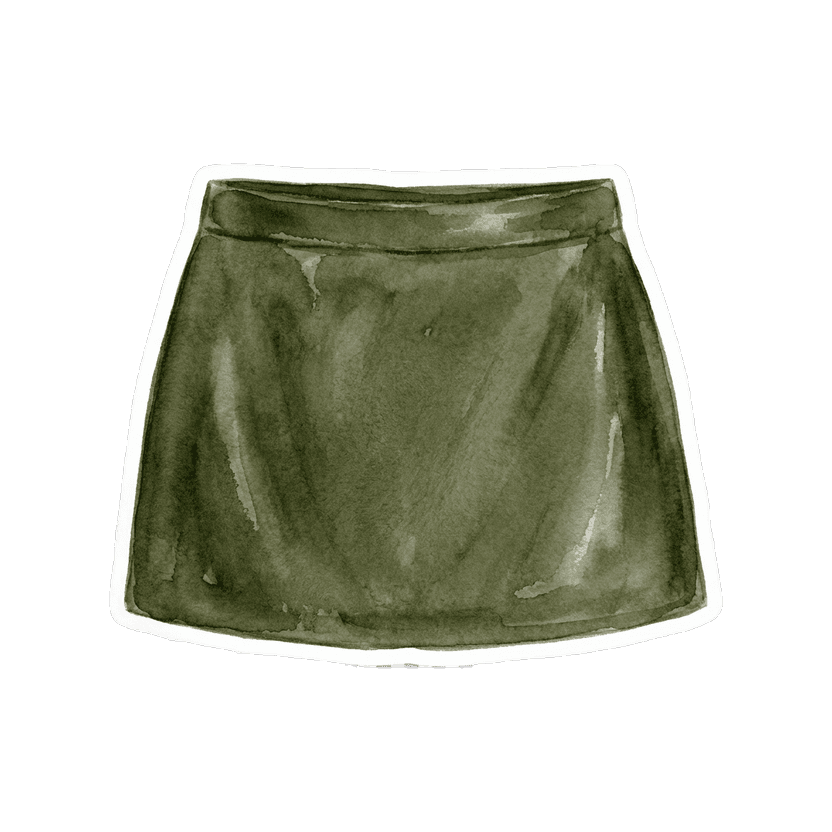 Olive Mini Skirt
