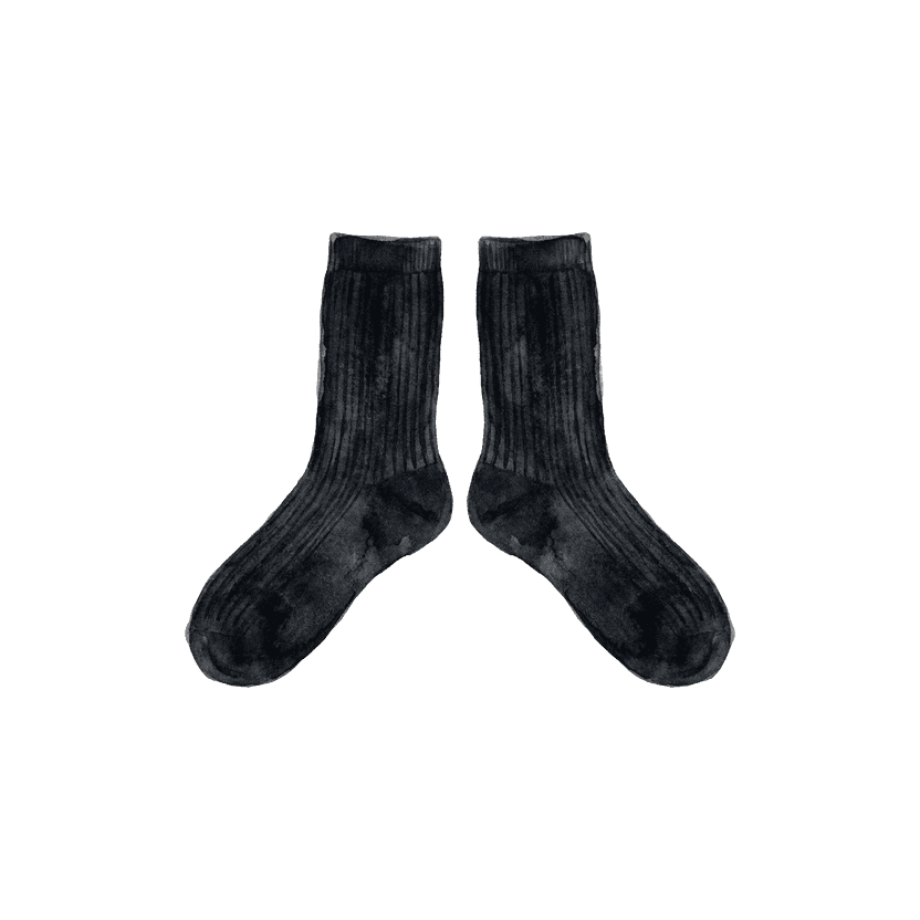 Black Crew Socks