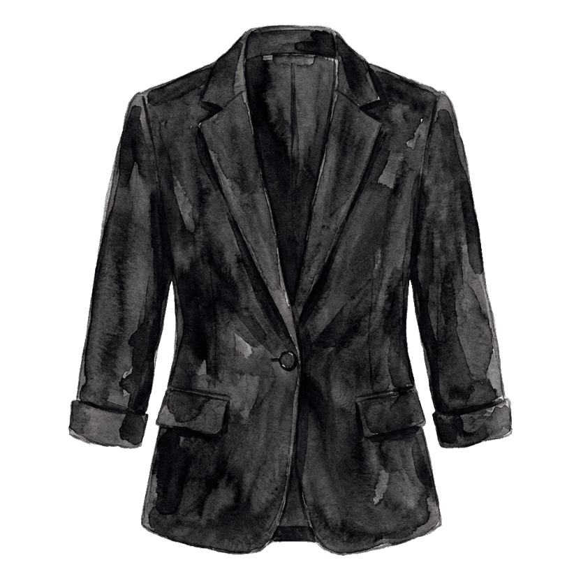 Black Structured Blazer