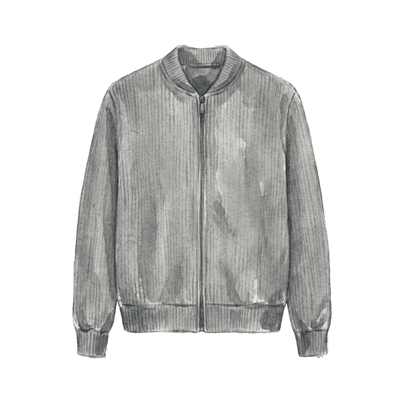 Grey Knit Cardigan