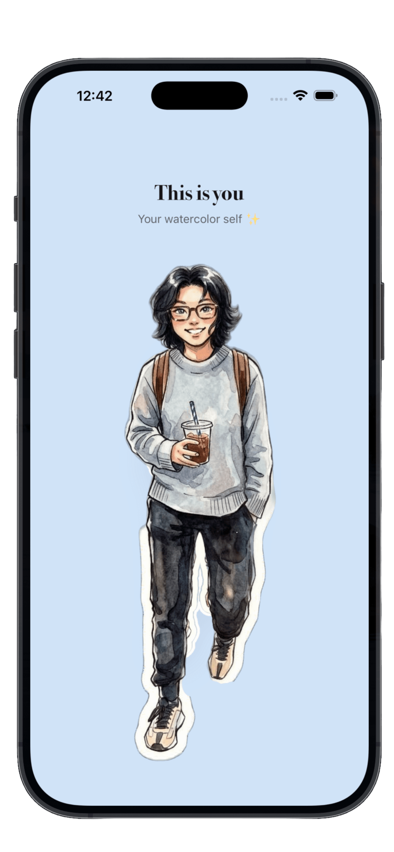 Put Together — this is you watercolor avatar