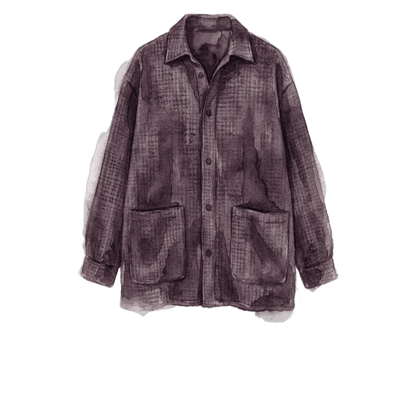 Dark Plum Oversized Shacket