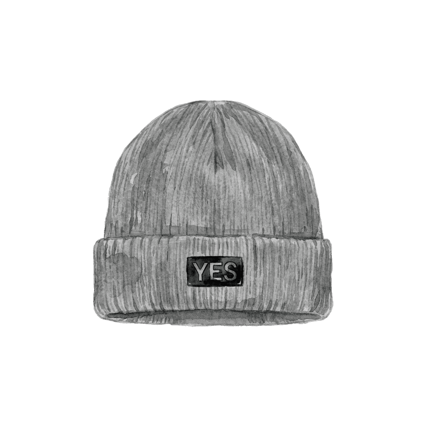 Grey Logo Beanie