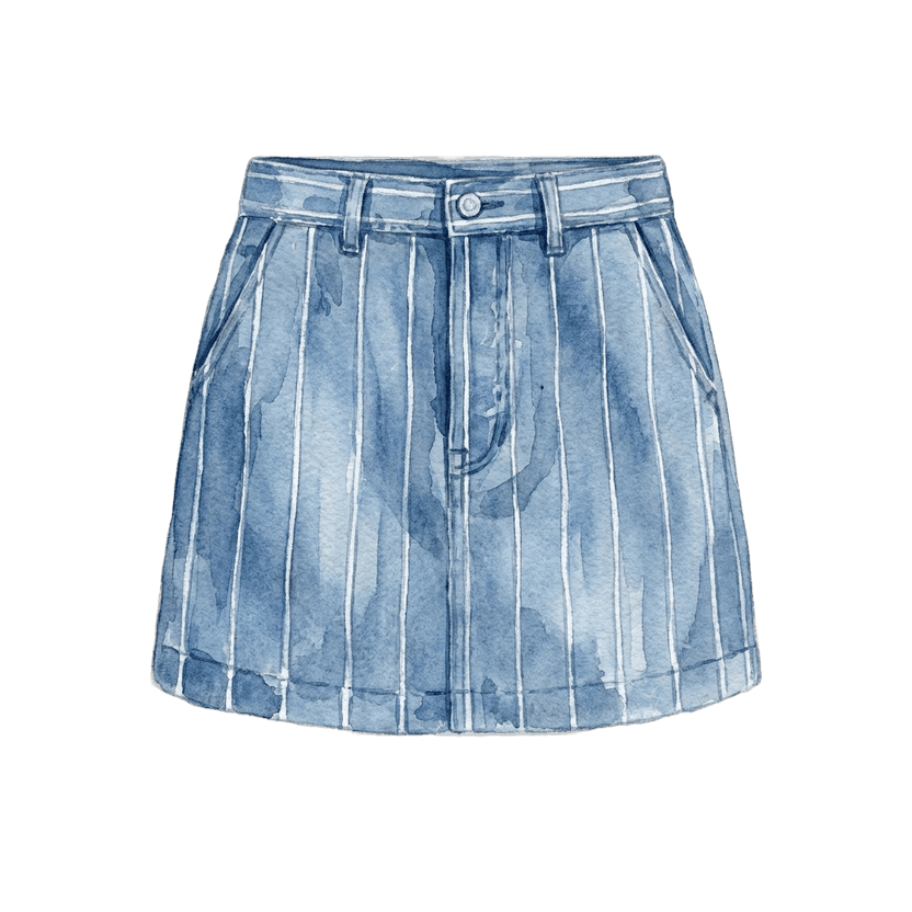 Denim Mini Skirt