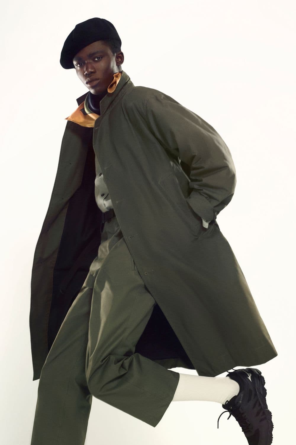 Margaret Howell AW21 editorial look with restrained tailoring.