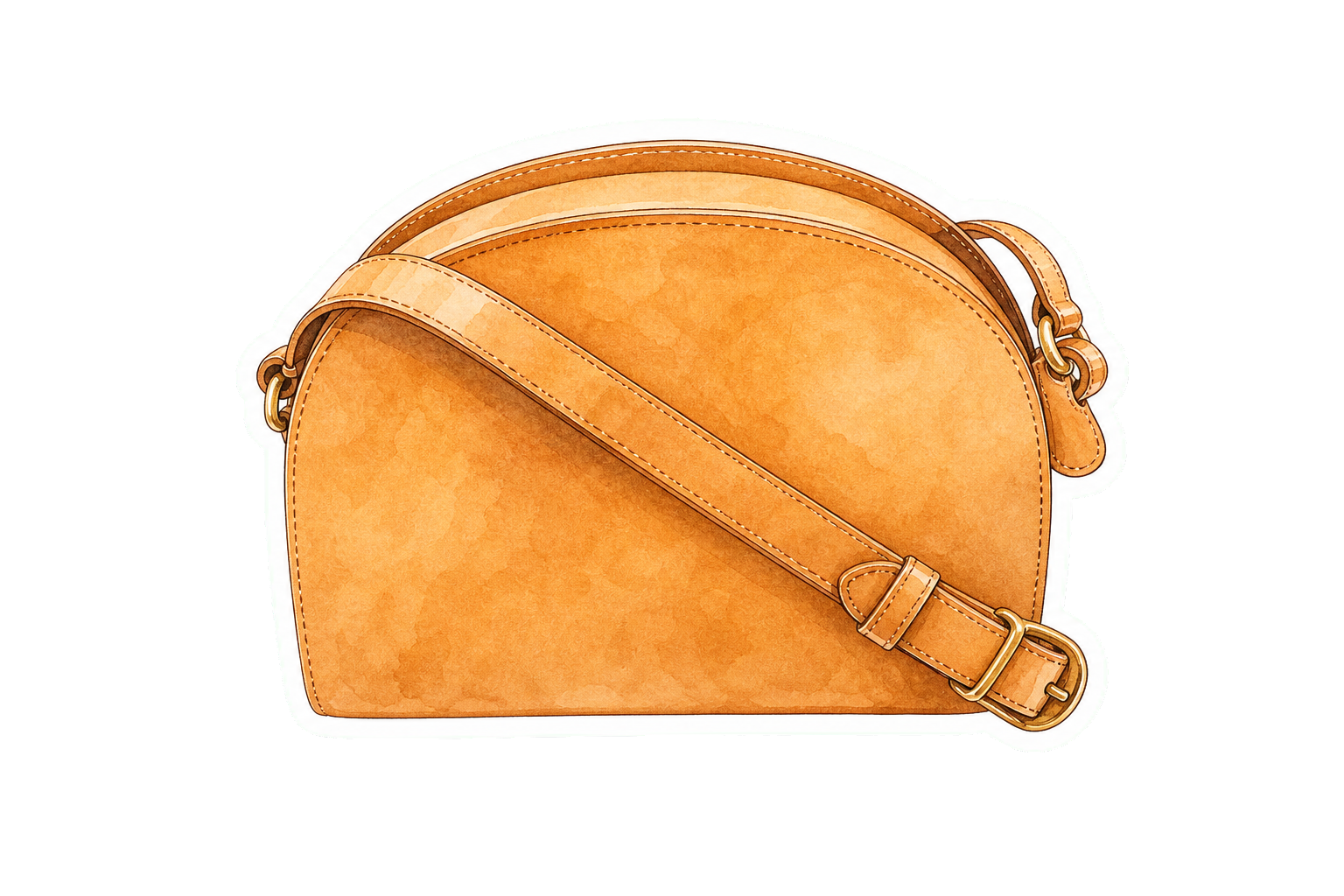 Tan Leather Crossbody