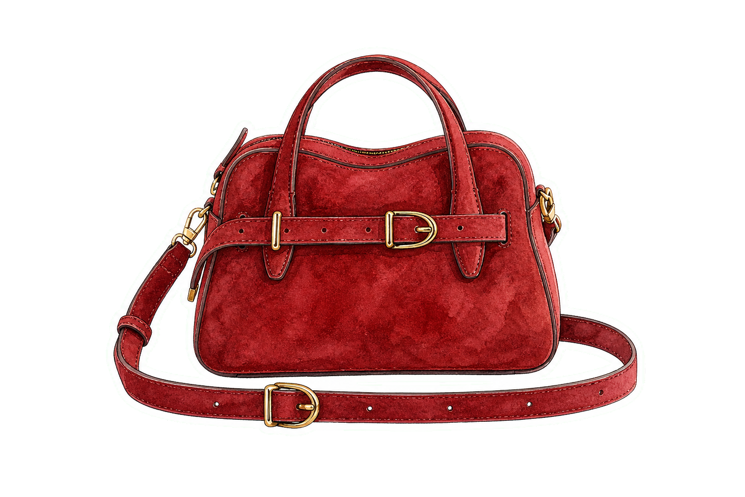 Cabernet Leather Crossbody