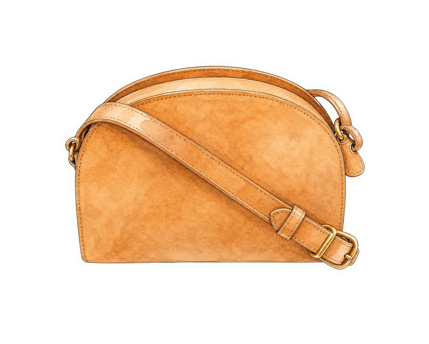 Tan Leather Crossbody