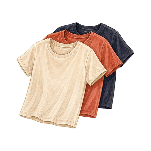 Cotton Rayon Tee Stack