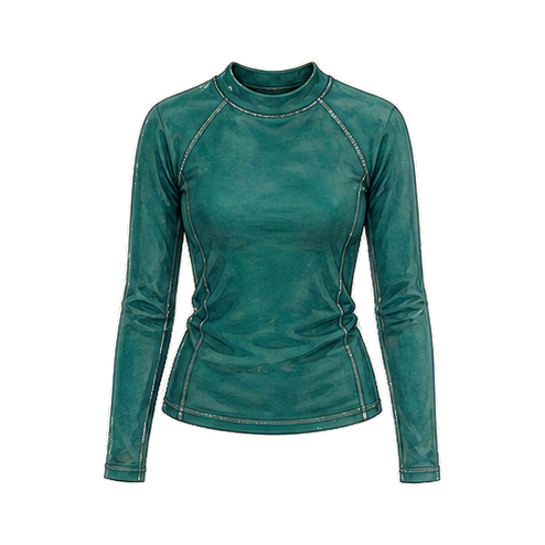 Teal Surf Rashguard