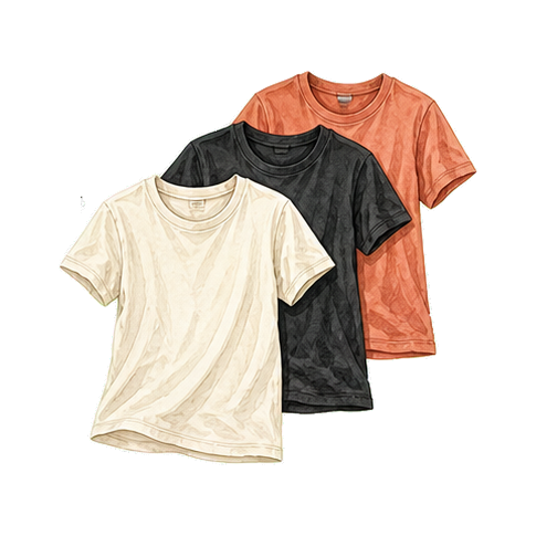 Cotton Rayon Tee Stack