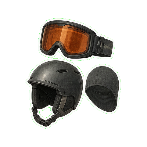 Smith I/O MAG goggle + helmet + Smartwool merino skull-cap