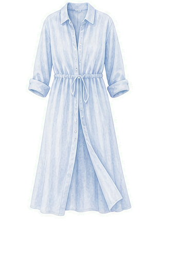 Pale Beach Cover-Up Dress