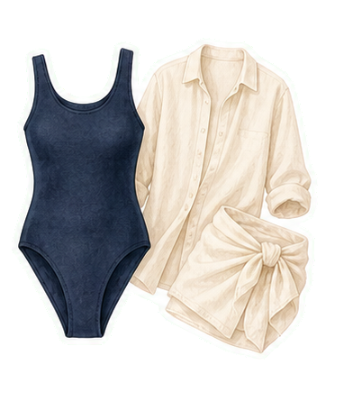Linen Beach Cover-Up