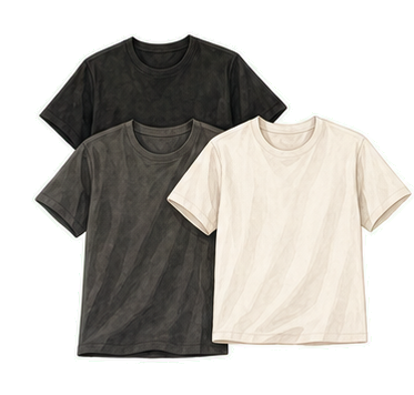 Three Cotton Tees