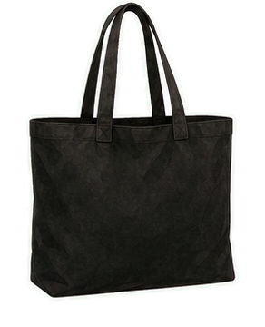 Large Black Canvas Tote
