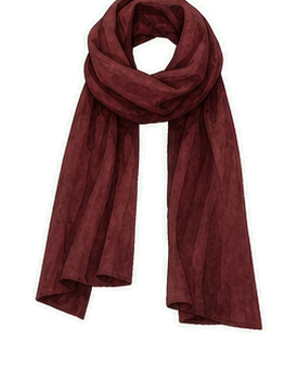 Oxblood Fine Scarf