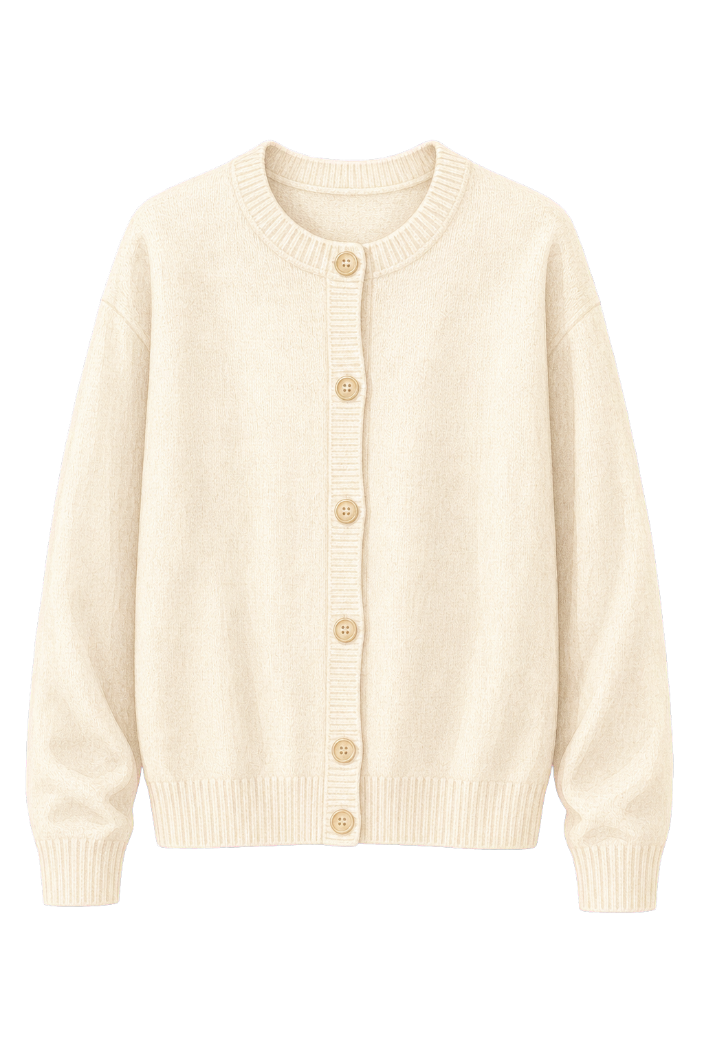 Ivory Lightweight Cardigan