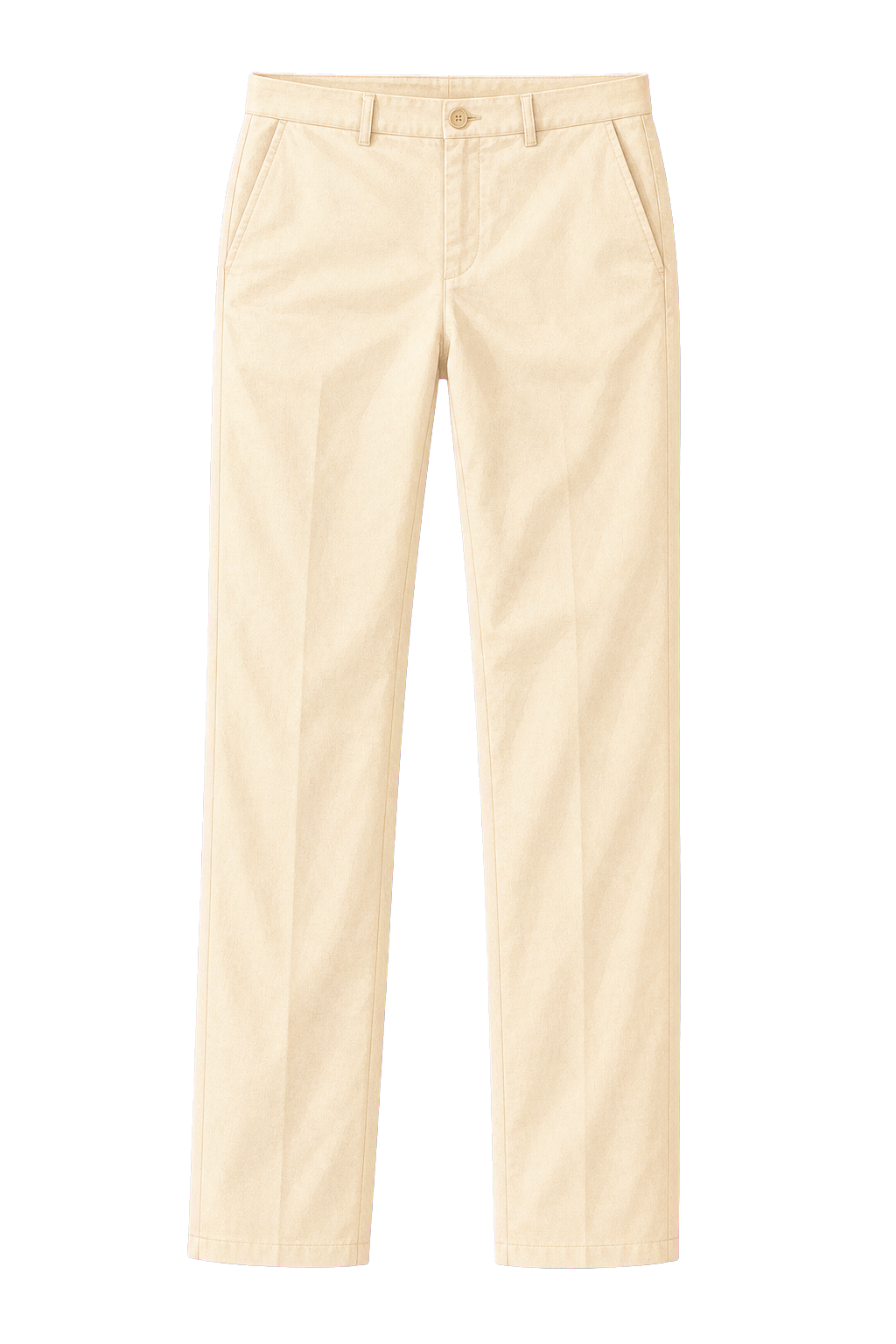 Cream Khaki Cotton Chinos