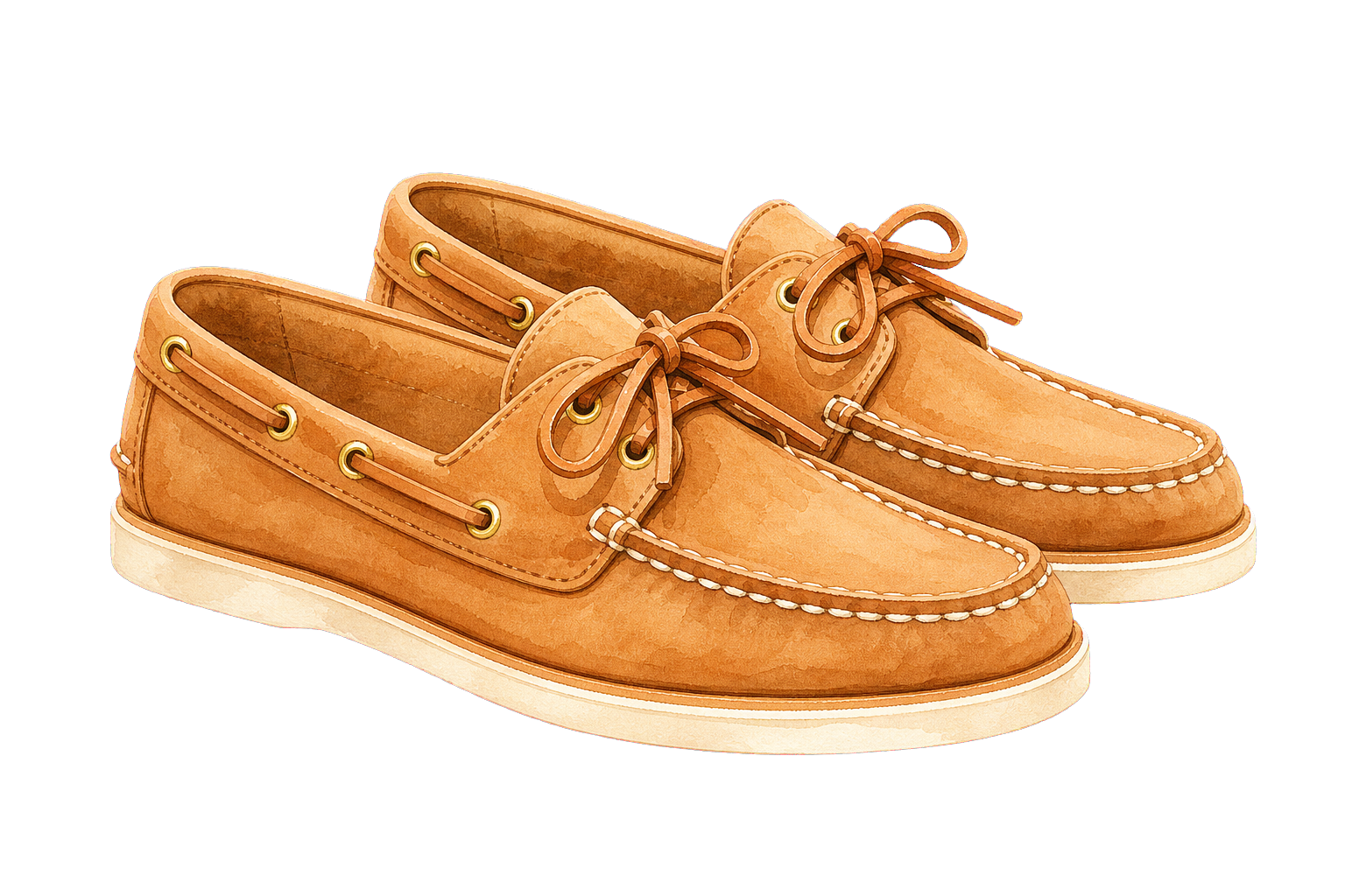 Tan Boat Shoes