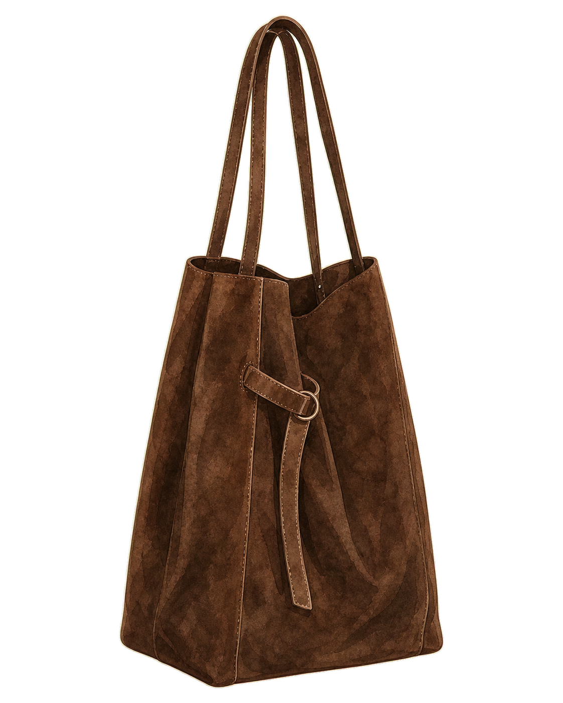 Brown Structured Tote