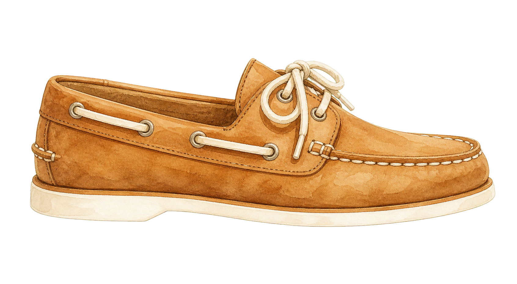 Tan Boat Shoe