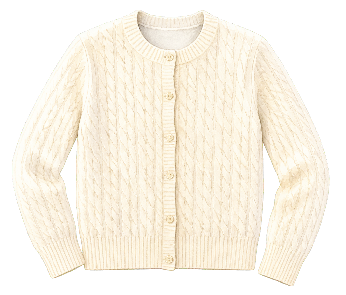 Ivory Lightweight Cardigan