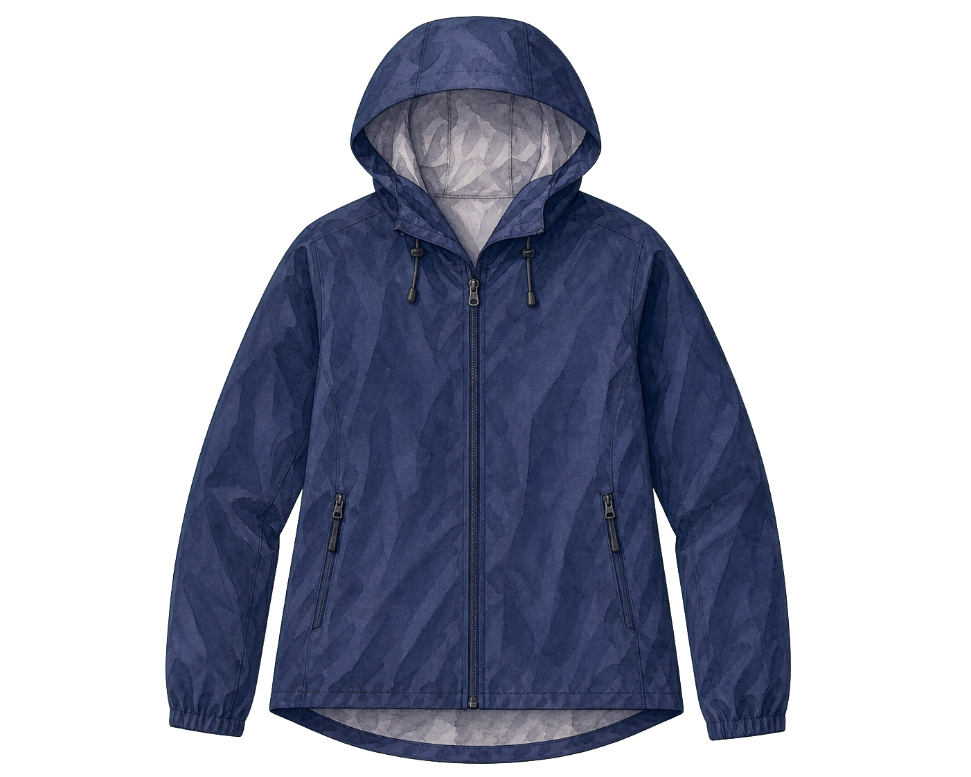 Navy Packable Rain Shell