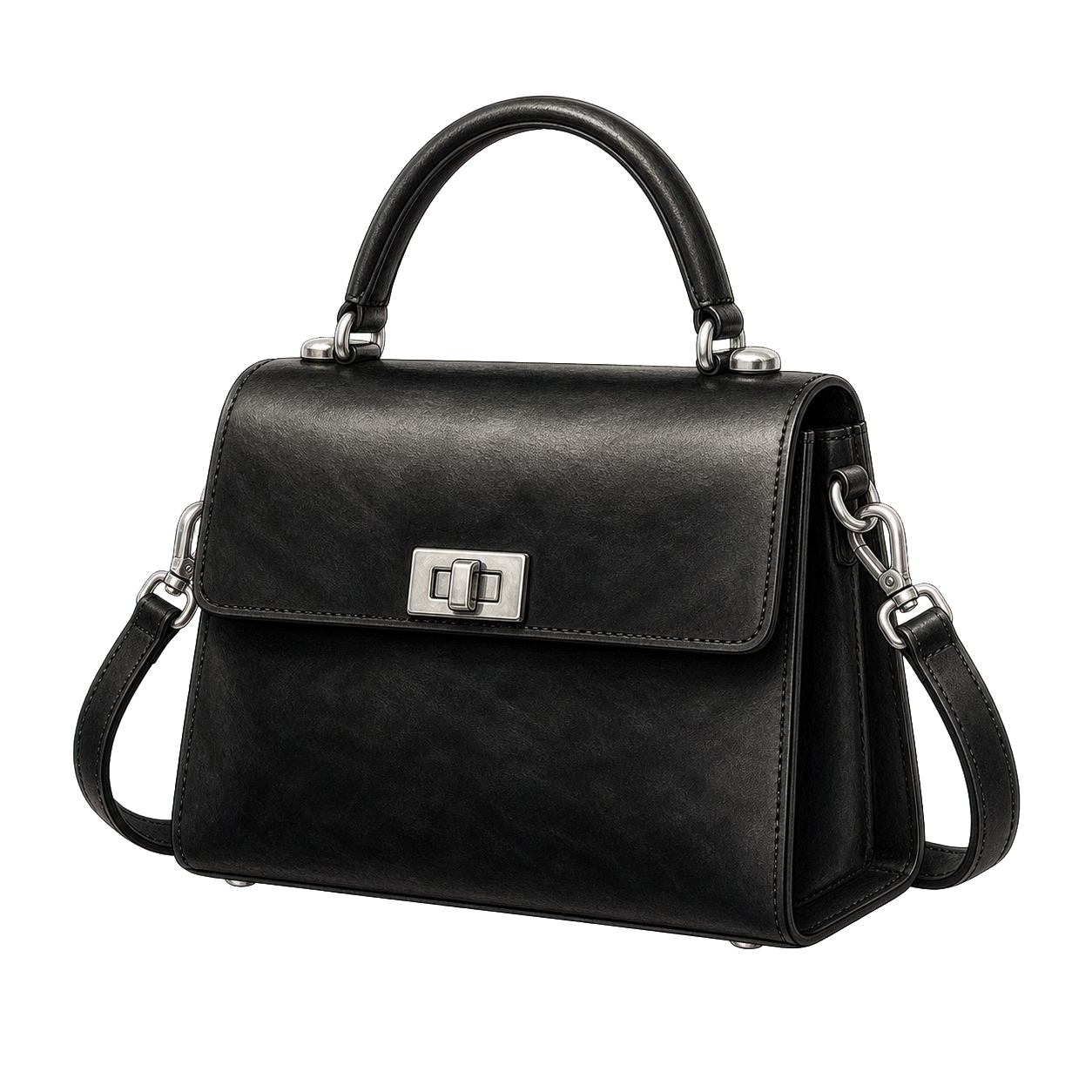 Structured Leather Bag