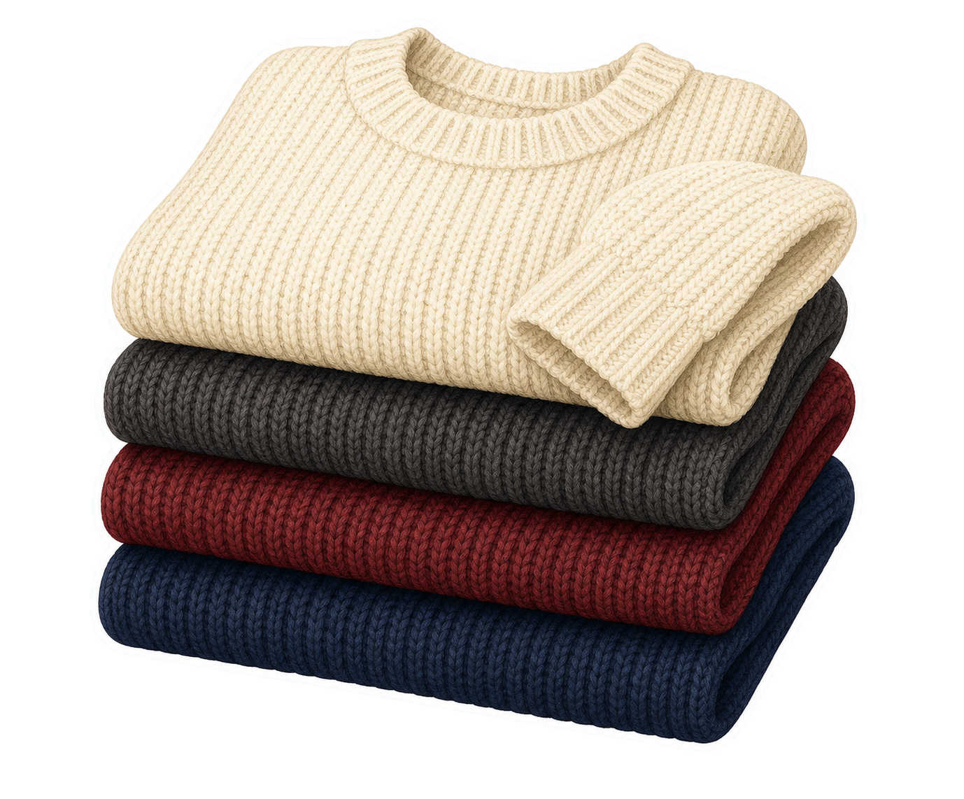 Chunky Wool Or Cashmere Sweater