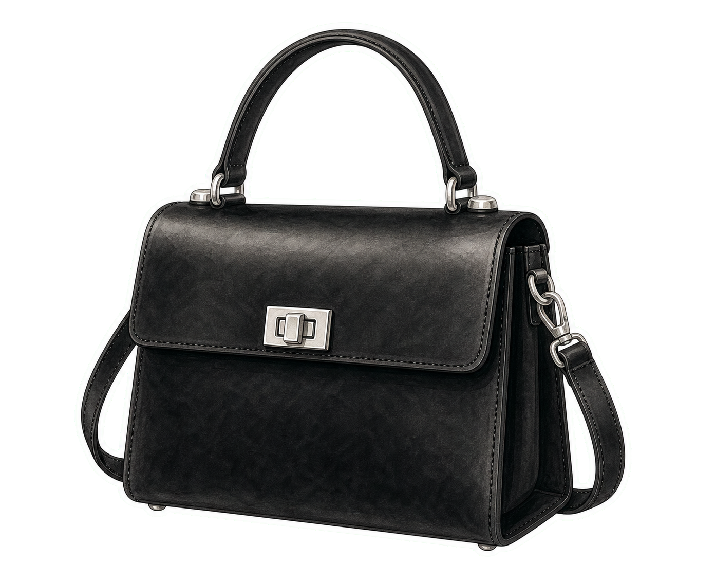 Structured Leather Bag