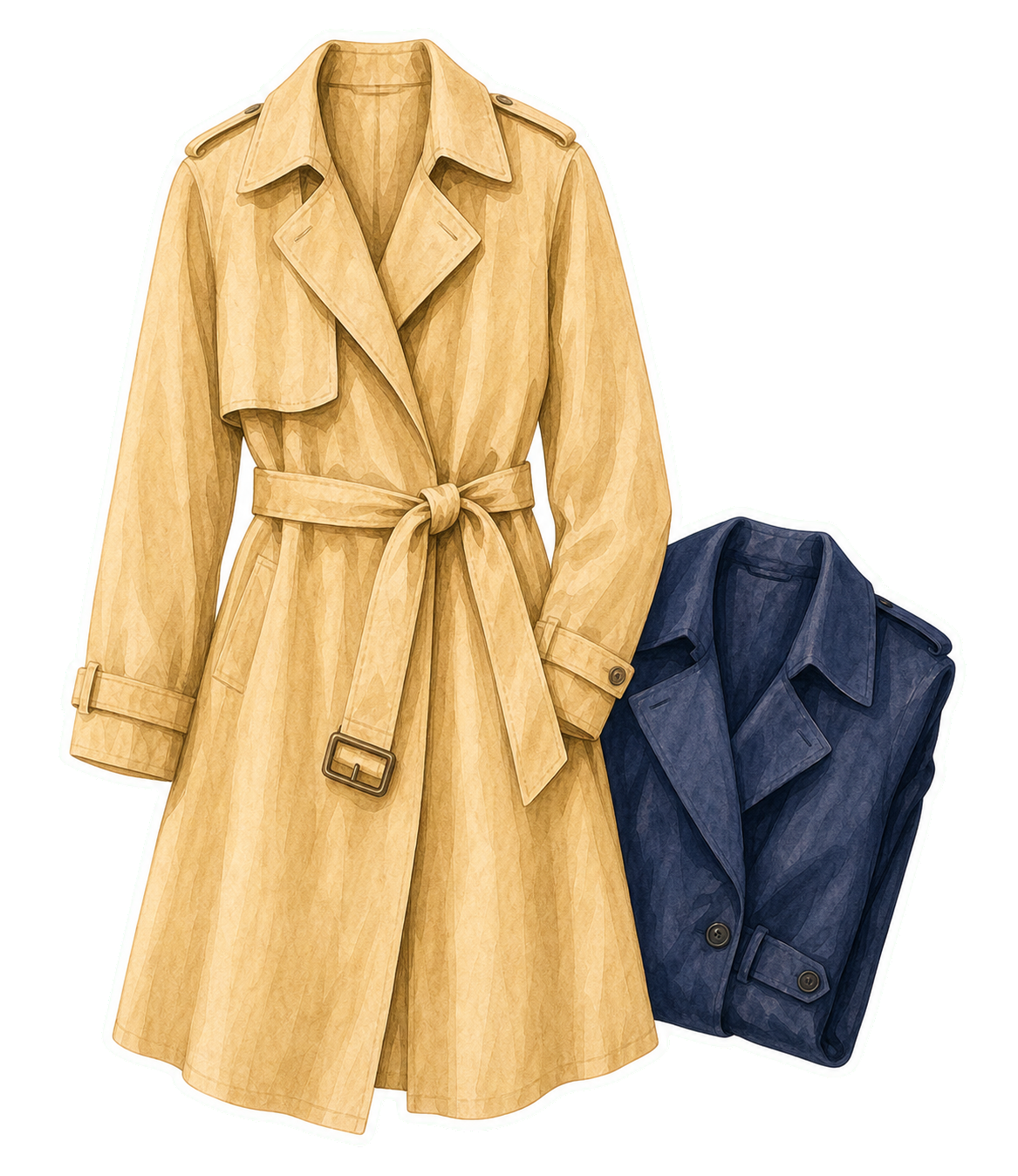 Packable Trench Coat
