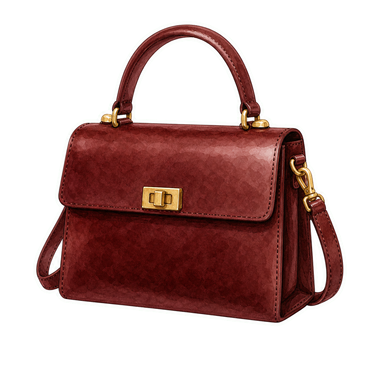 Structured Leather Bag