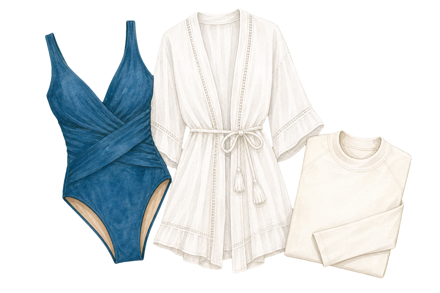 Swim Cover-Up And UPF Sun Shirt
