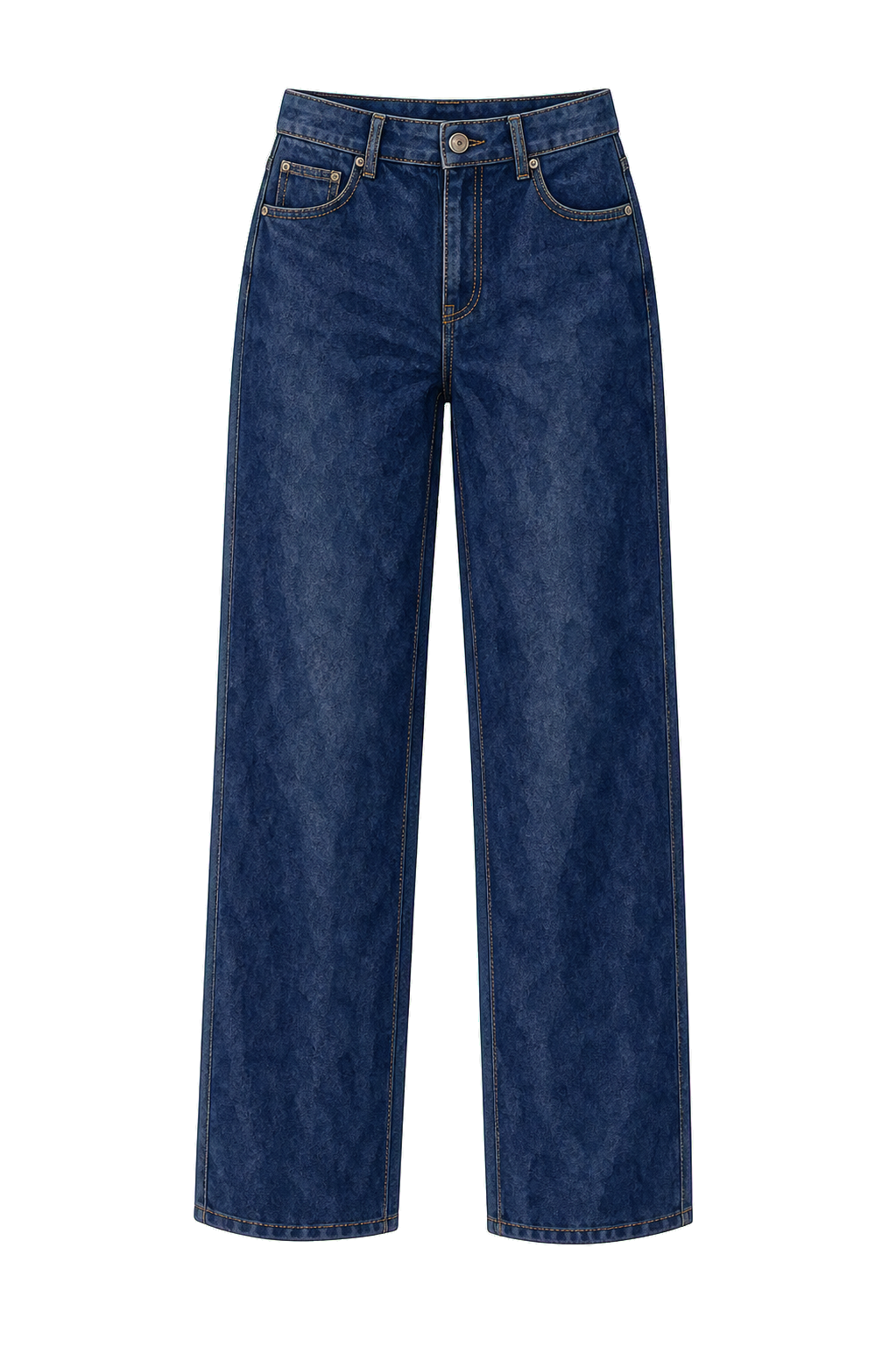 Indigo Straight-Leg Denim