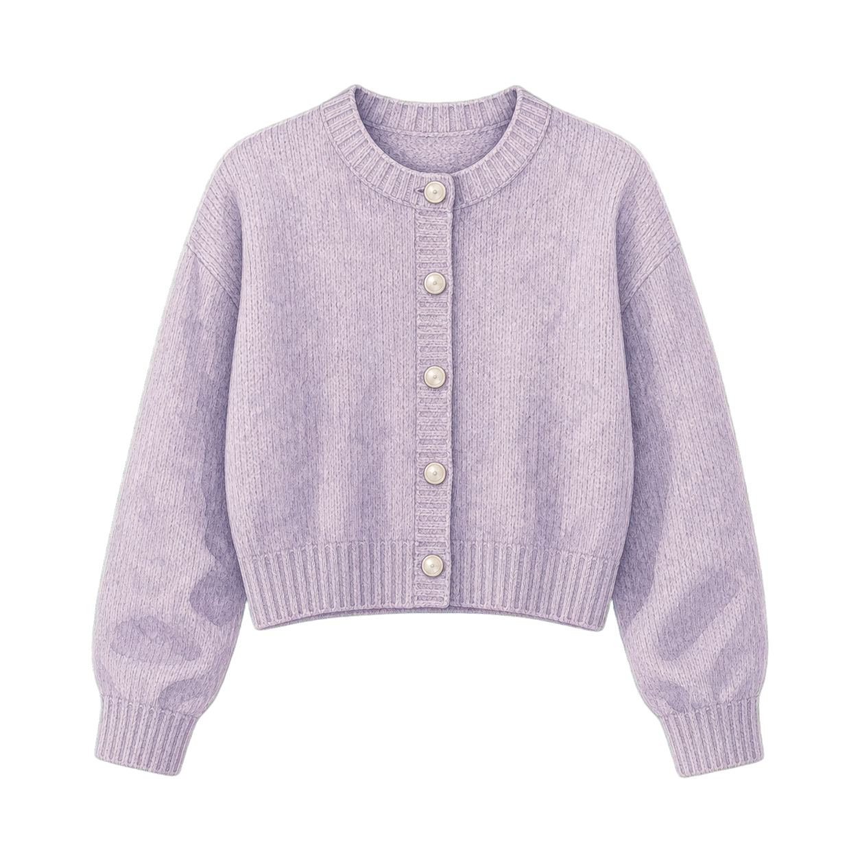 Lavender Mid-Weight Cardigan