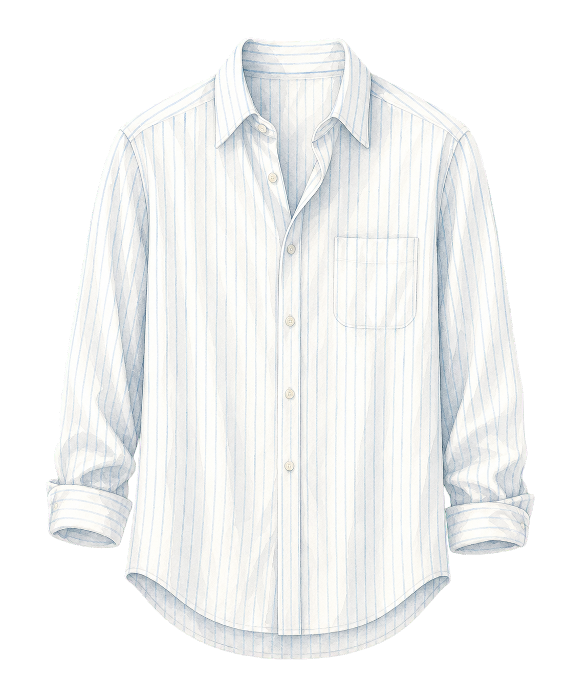Fine Stripe Button-Down
