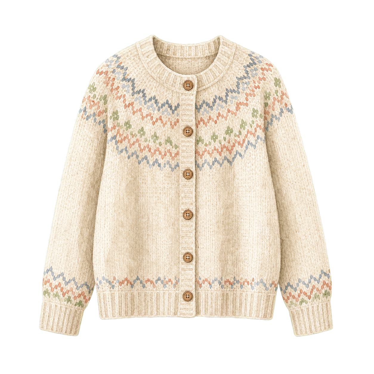 Mid-Weight Wool Cardigan