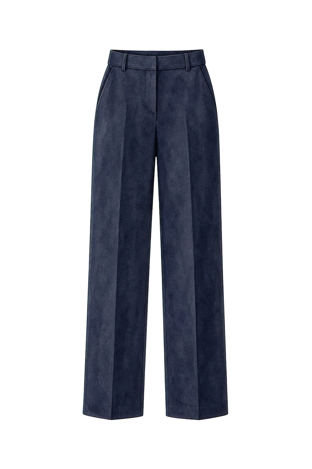 Charcoal Straight-Leg Trousers