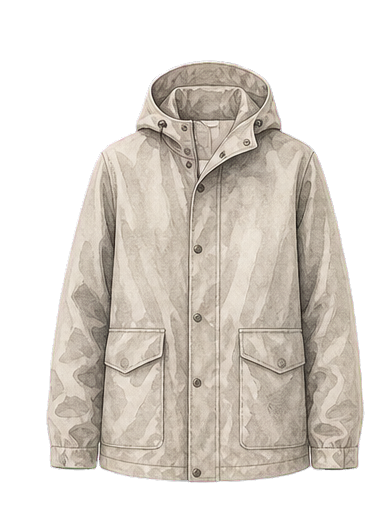 Stone Packable Rain Shell