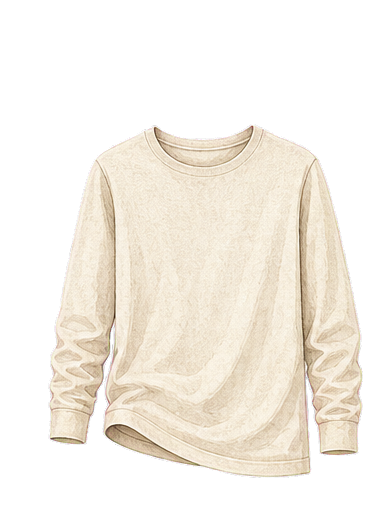 Oat Merino Base Top