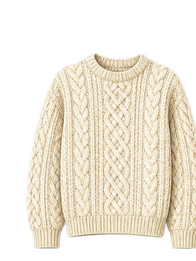 Cream Aran Sweater